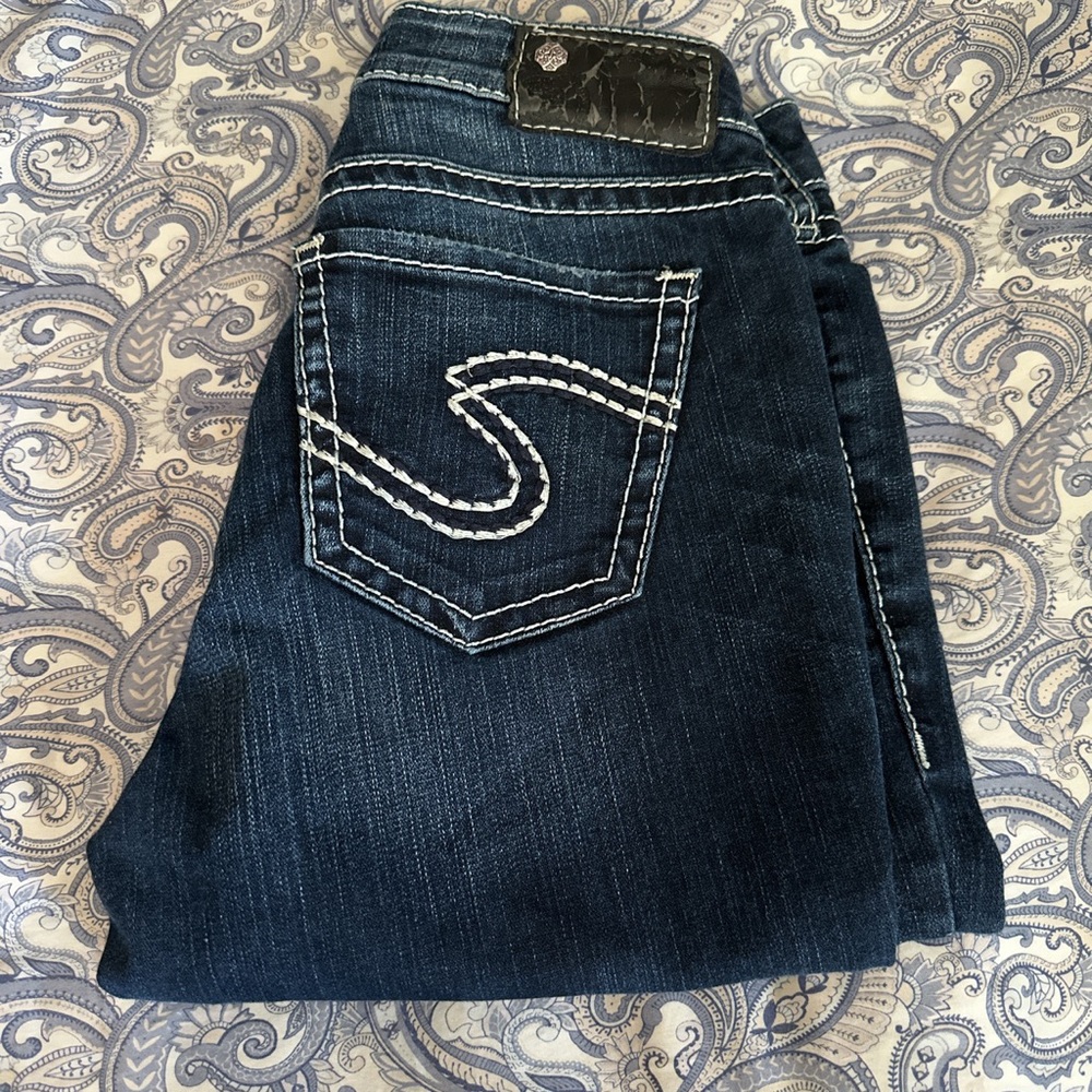 Slim boot cut jeans!! Brand Silver Size 24/L33